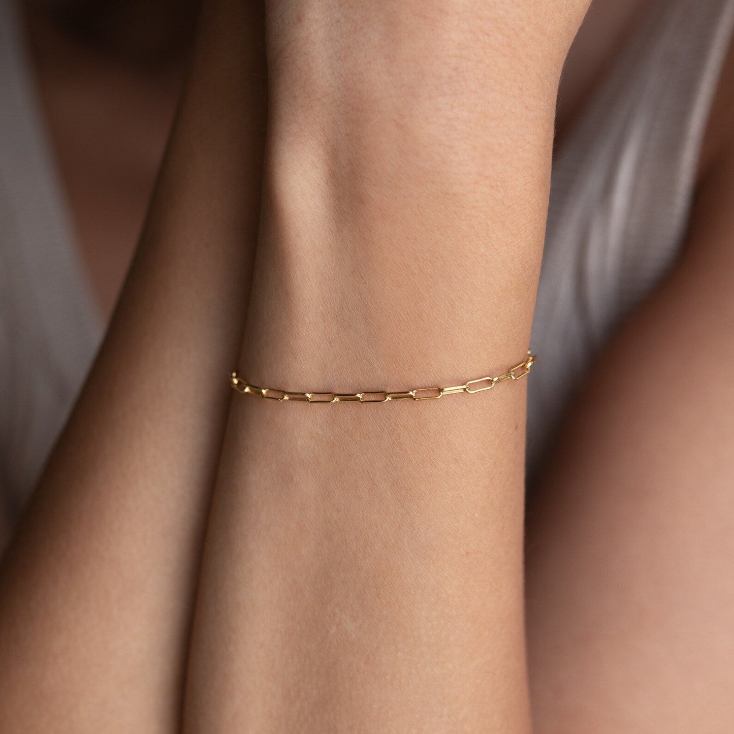 Paperclip Chain Bracelet