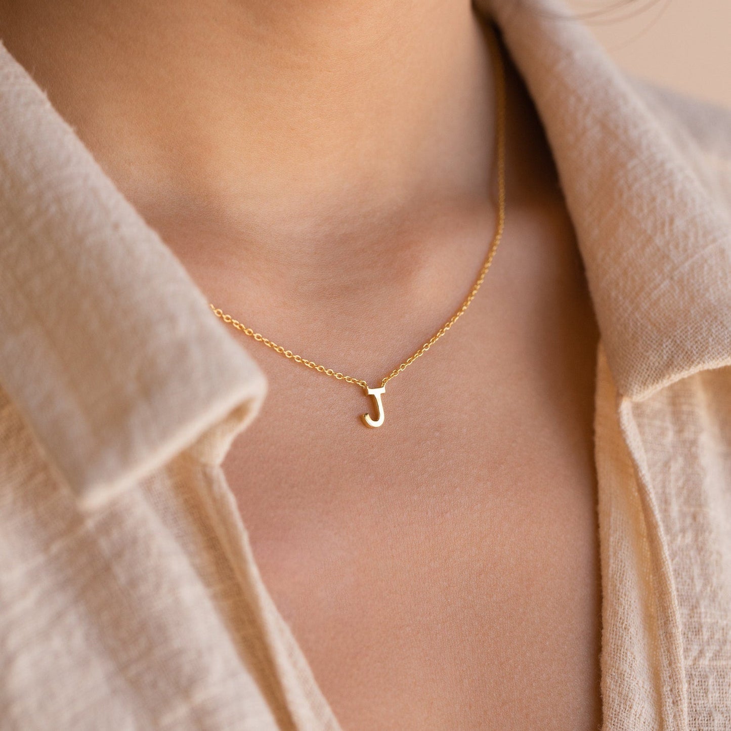 Dainty Initial Necklace