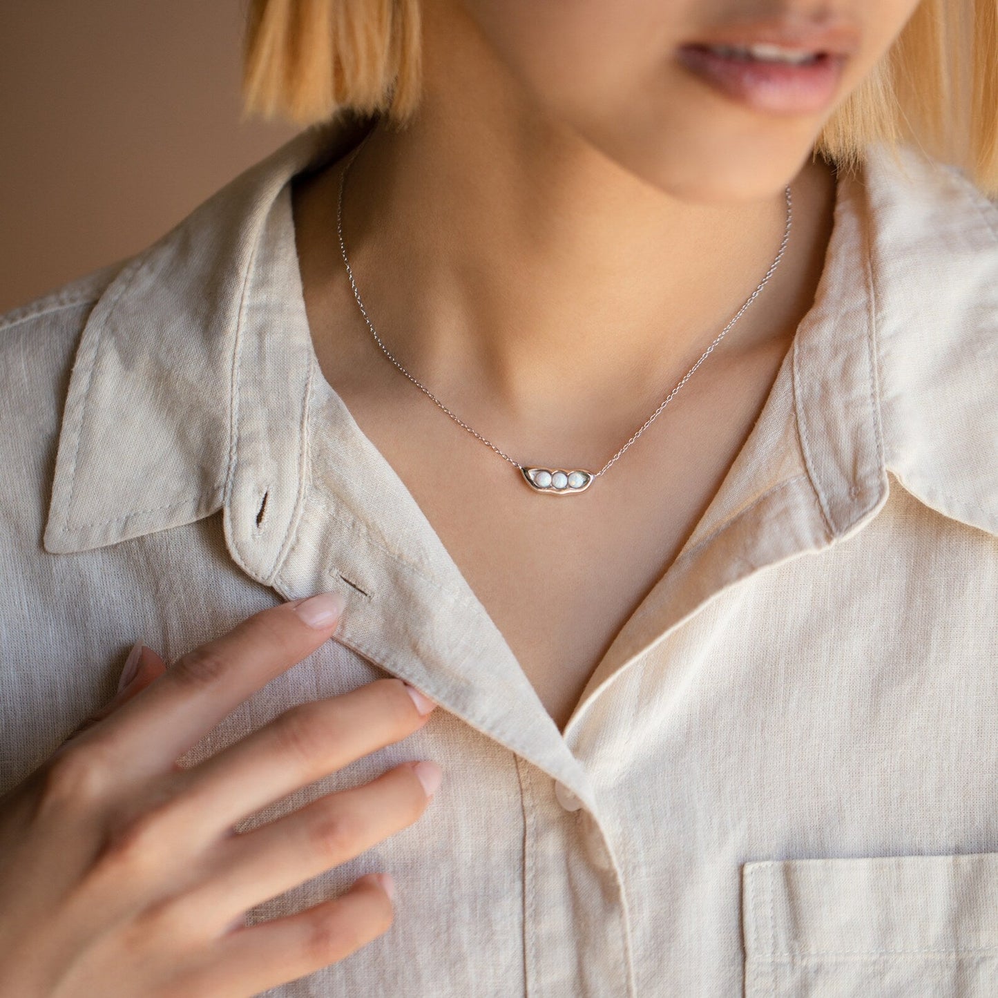 Peas in a Pod Necklace