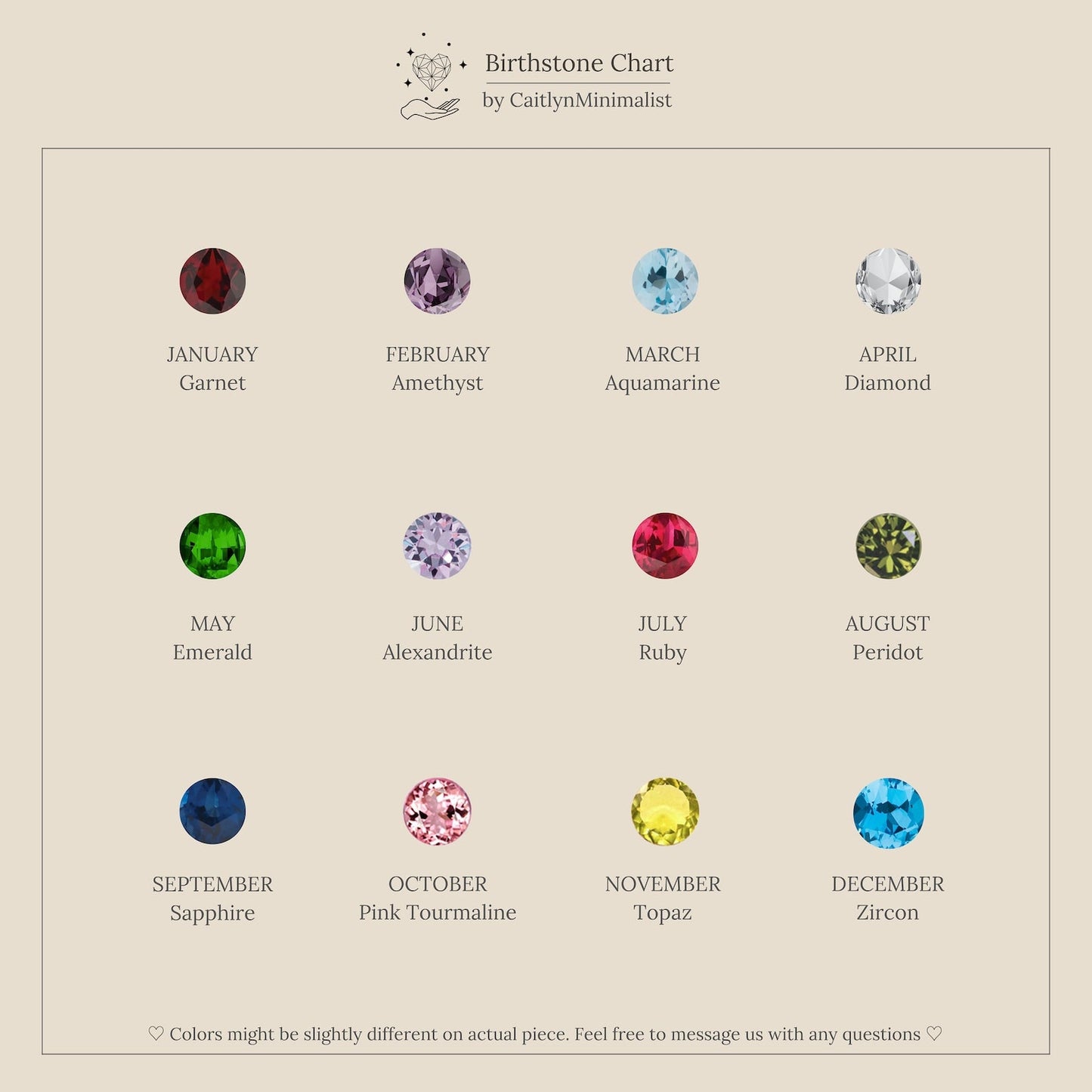 Space Birthstone Ring