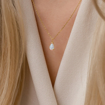 Tabitha Opal Drop Necklace