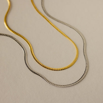 Thick Snake Chain Necklace