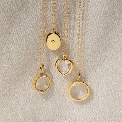 Circle Locket Necklace