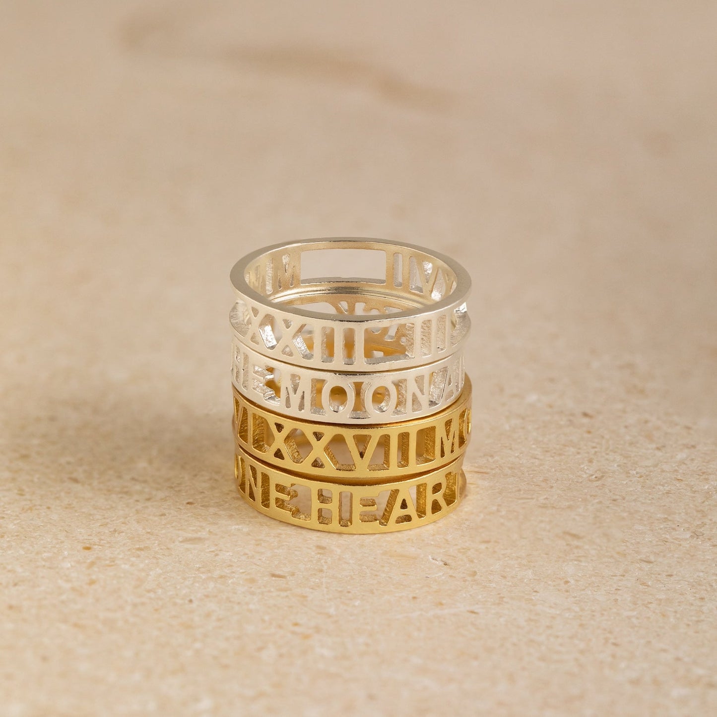 Roman Numerals Ring