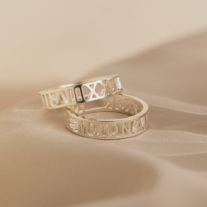 Roman Numerals Ring