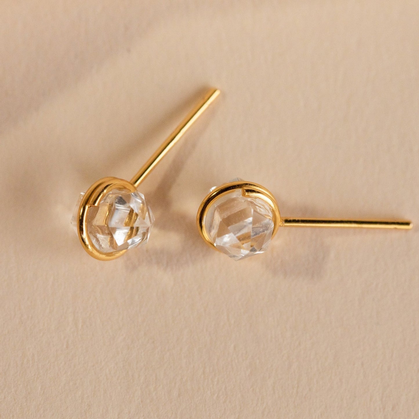 Herkimer Diamond Studs