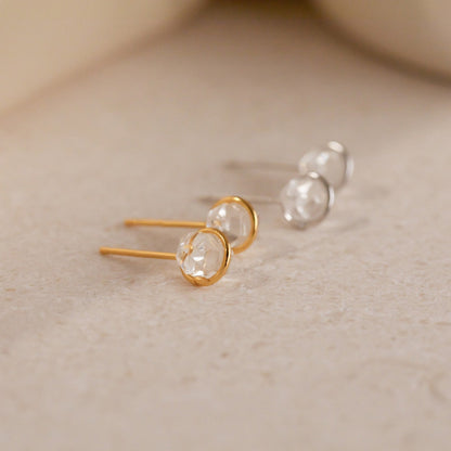 Herkimer Diamond Studs