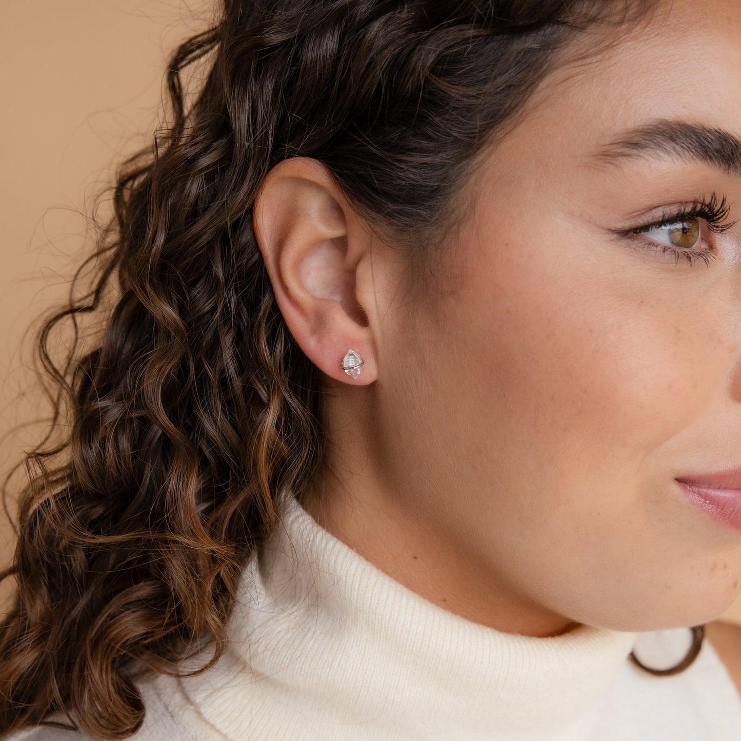 Herkimer Diamond Studs