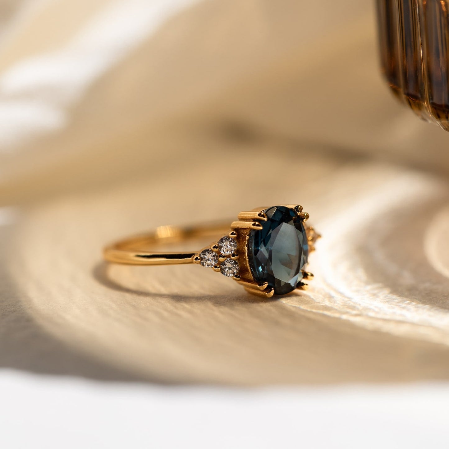 Elizabeth Blue Topaz Ring