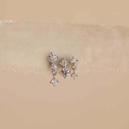 Triple Diamond Studs Set