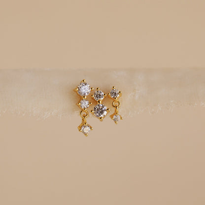 Triple Diamond Studs Set