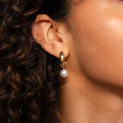 Bold Pearl Drop Earrings