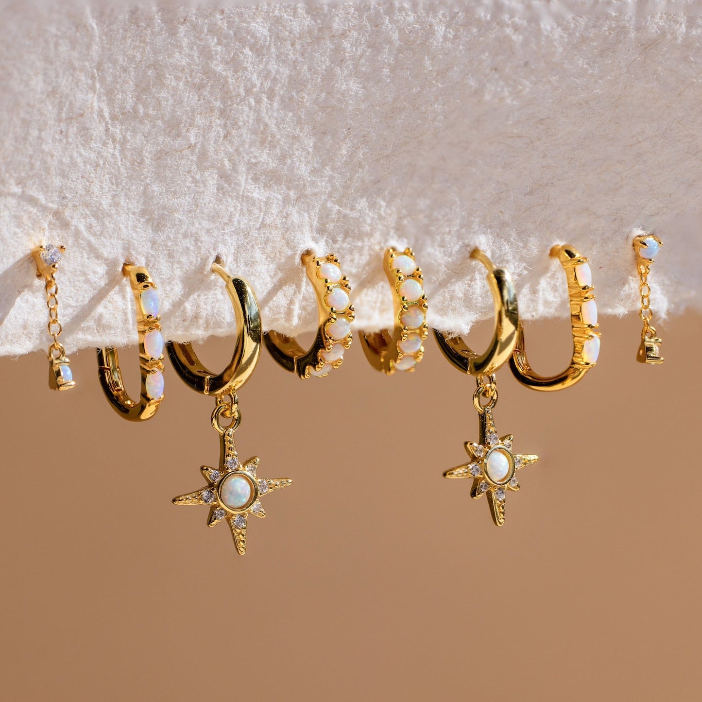 Dainty Opal Earrings