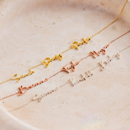 Summer Tiny Multiple Name Necklace