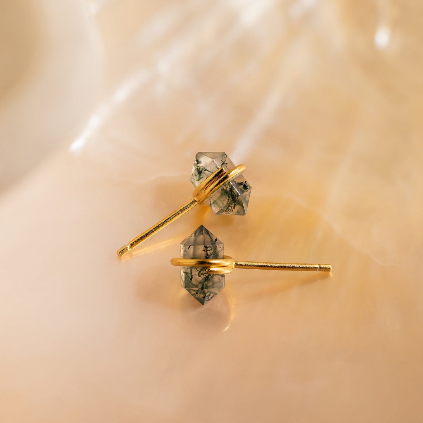 Herkimer Stud Earrings