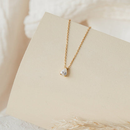 Dainty Diamond Necklace Set