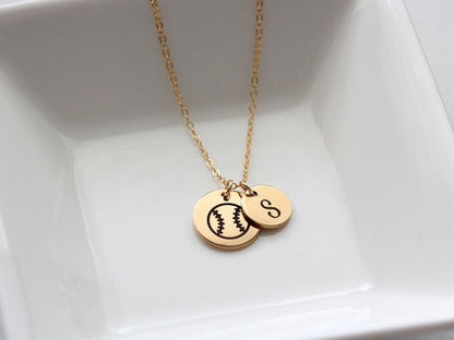 1/2"+ 3/8" Engraved Disc Necklace