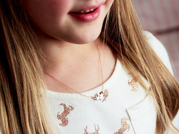 Children's Engraved Bird Necklace