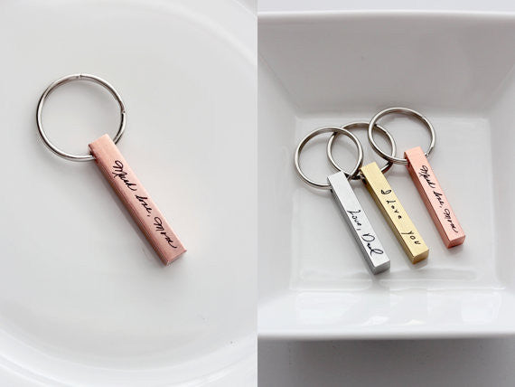 Handwriting Keychain