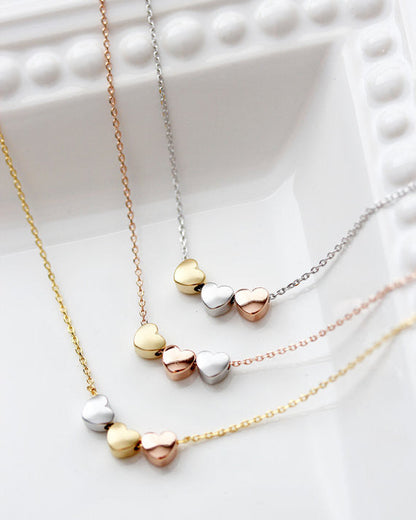 Three Hearts Necklace