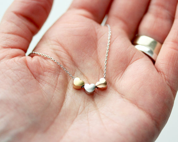 Three Hearts Necklace