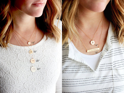 Vertical Fingerprint Necklace