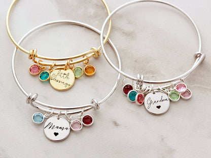 Dog Mom Charm Bangle