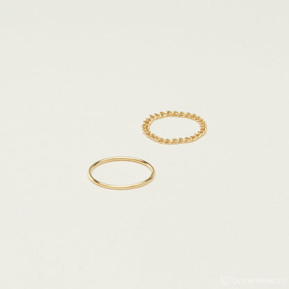 Bold Stacking Ring Set