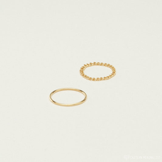 Bold Stacking Ring Set