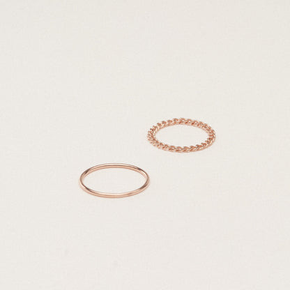 Bold Stacking Ring Set