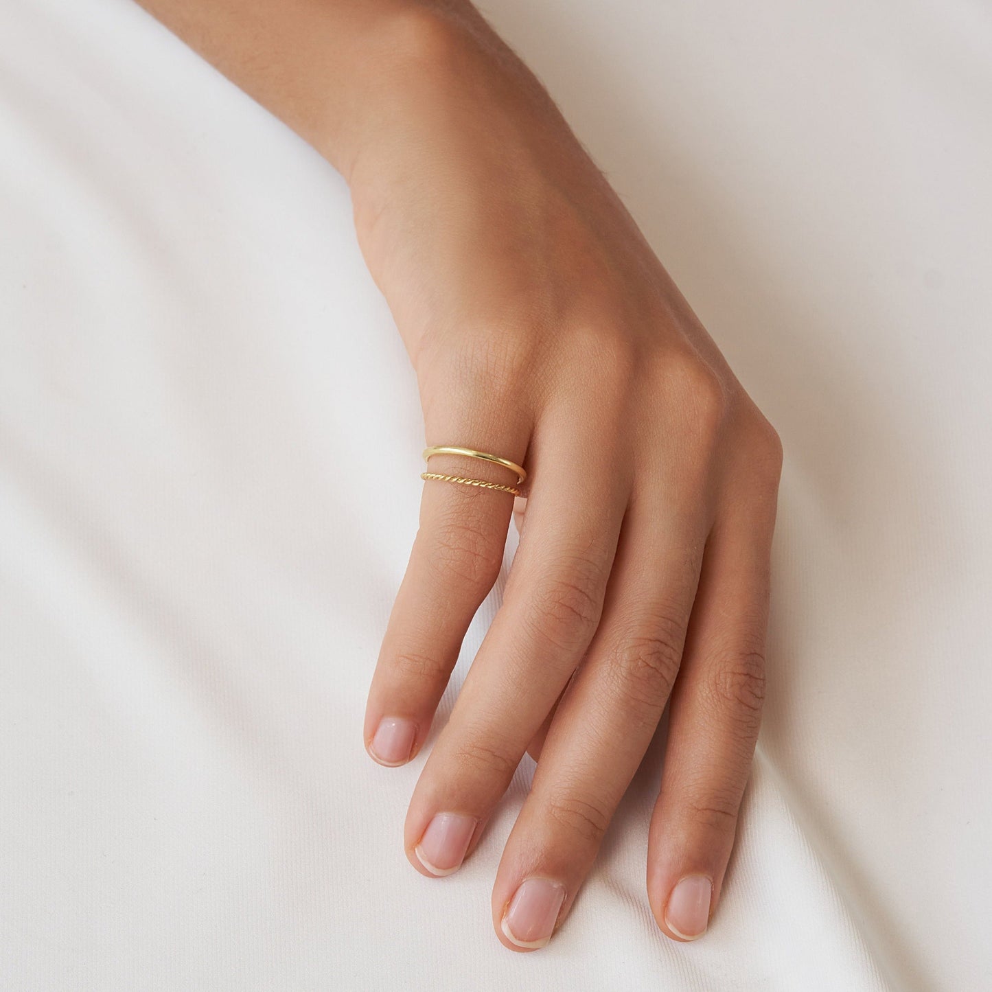 Minimalist Stacking Ring Set