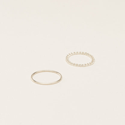 Bold Stacking Ring Set