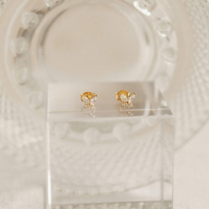 Butterfly Diamond Studs