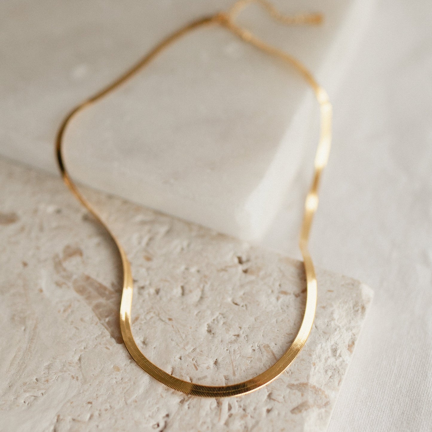 Thick Herringbone Necklace