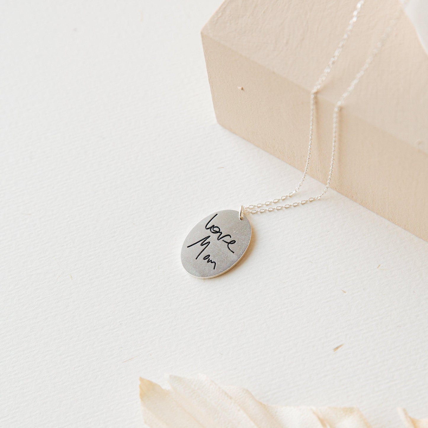 Oval Fingerprint Necklace