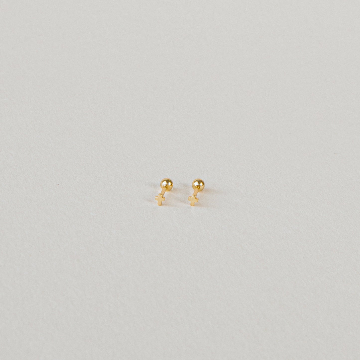 Tiny Cross Studs