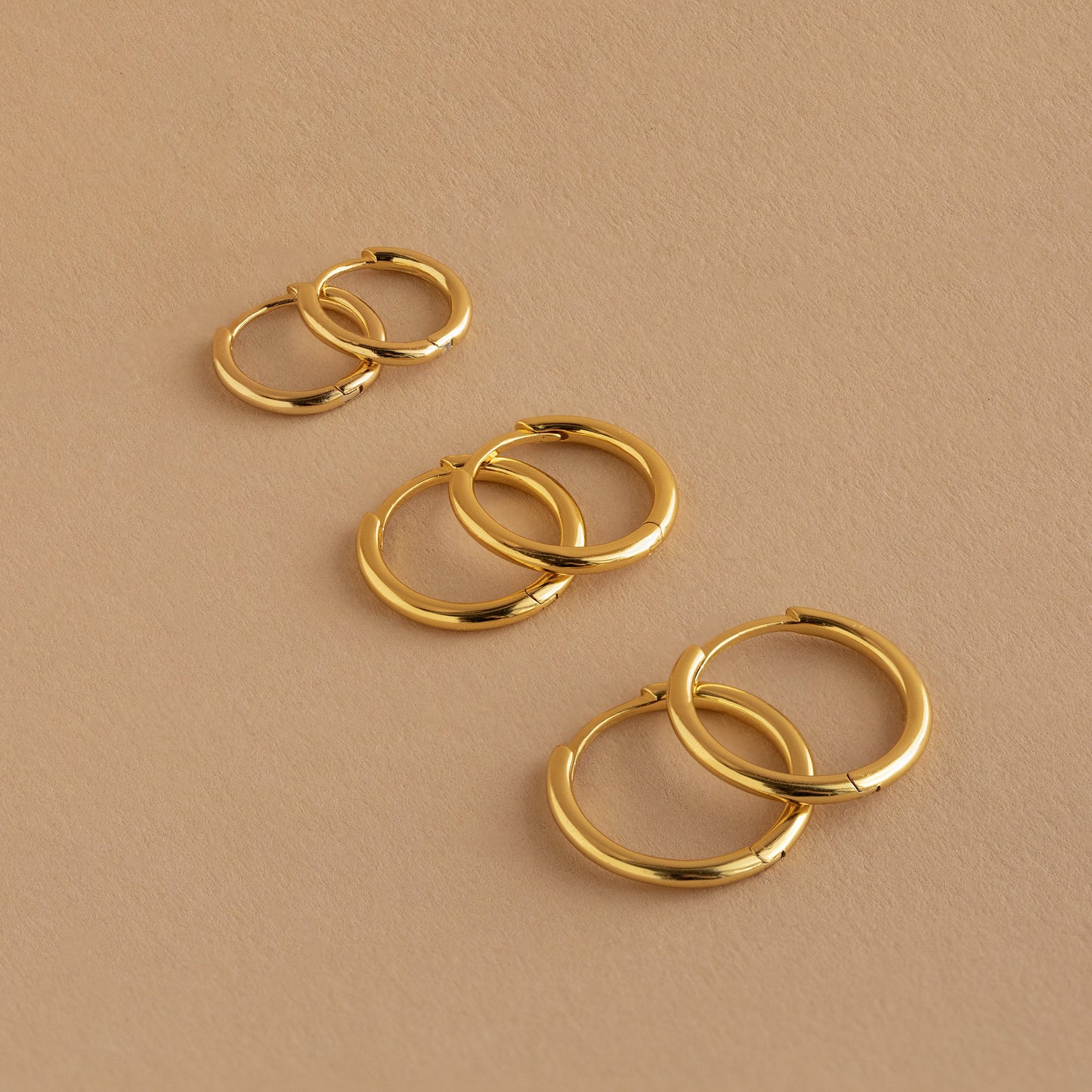 Mini Bold Hoops Set