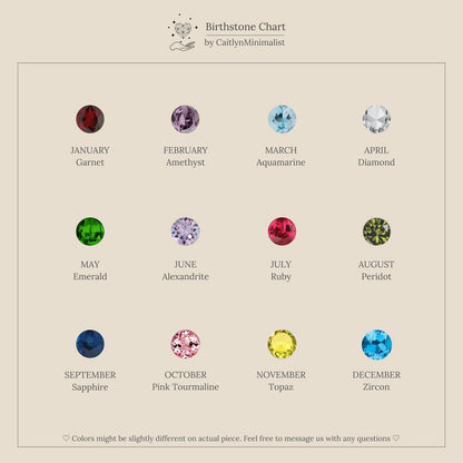 Mixed Birthstone Signet Ring