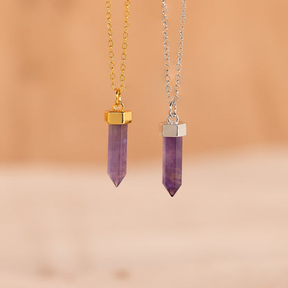 Amethyst Quartz Necklace