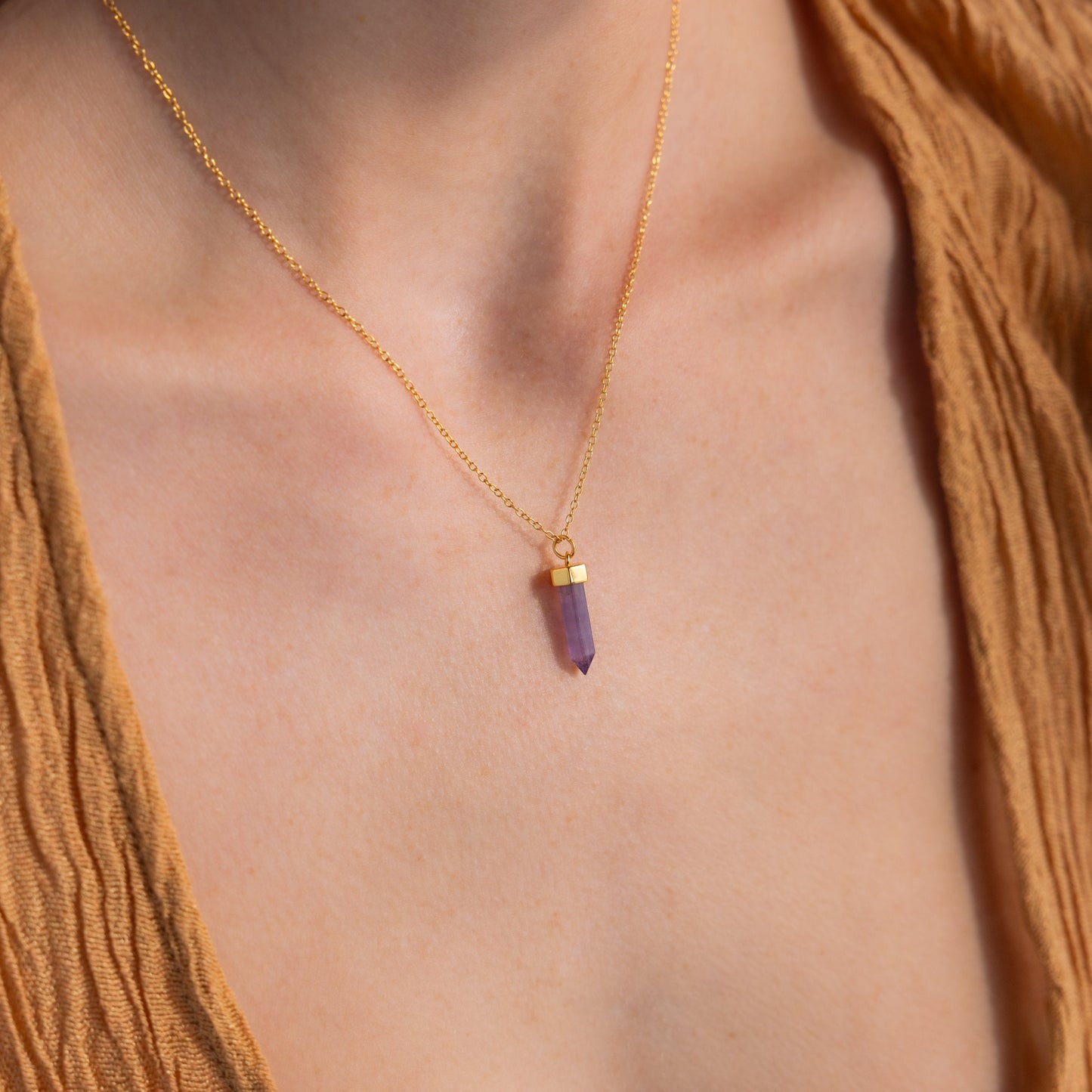 Amethyst Quartz Necklace