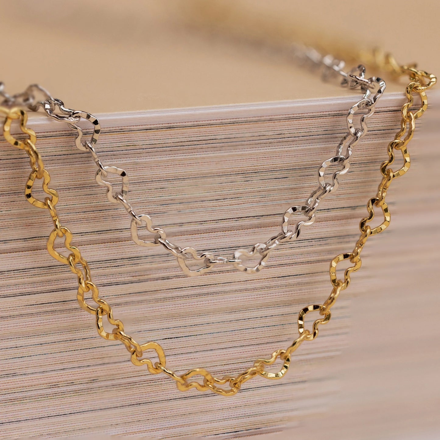 Heart Link Chain Necklace