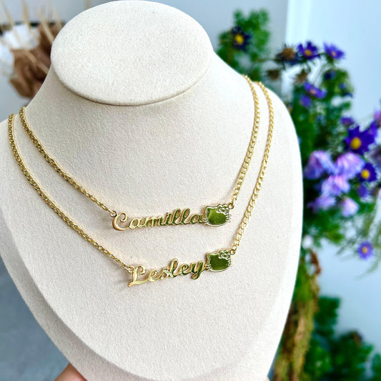 Kitty Name Necklace