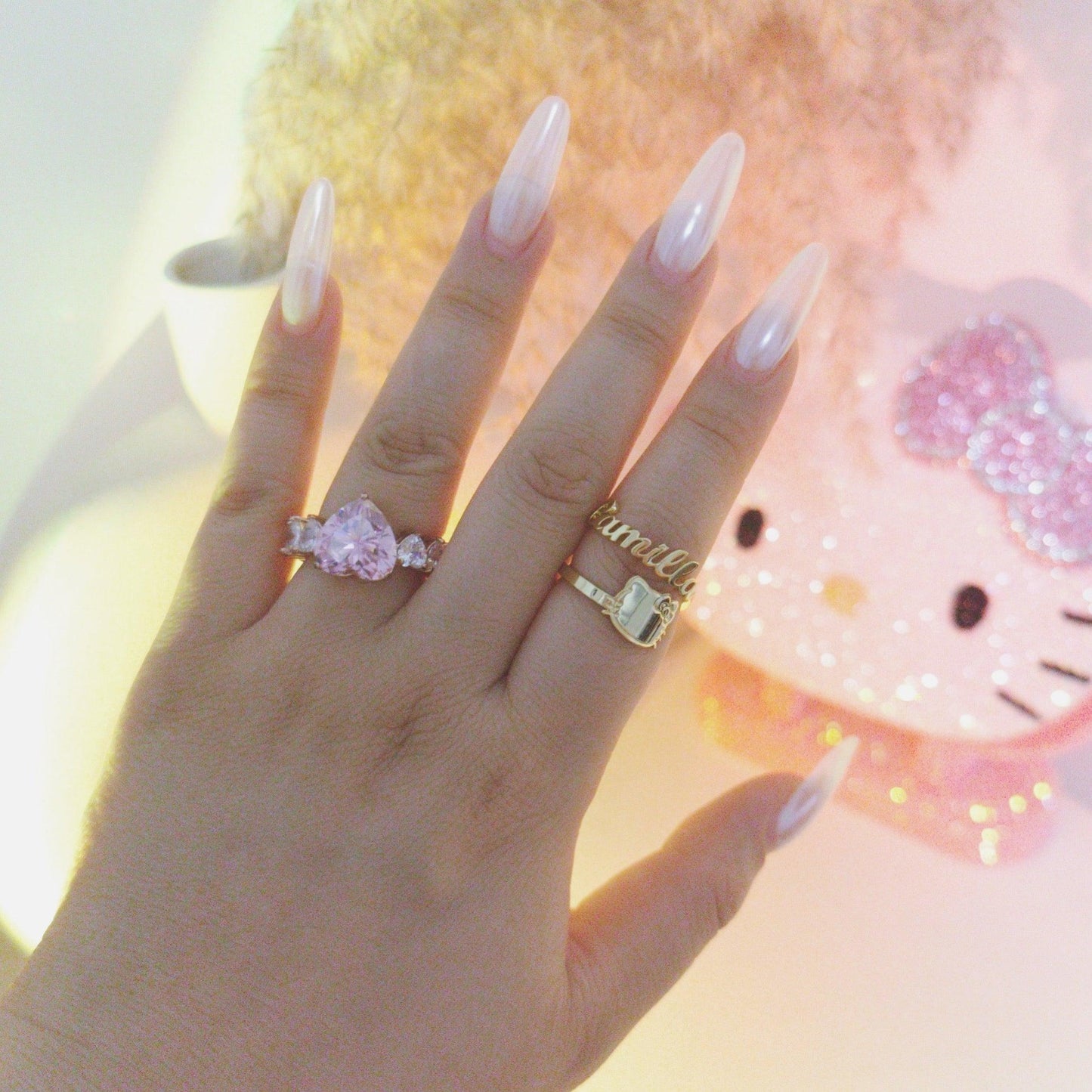 Kitty Name Ring