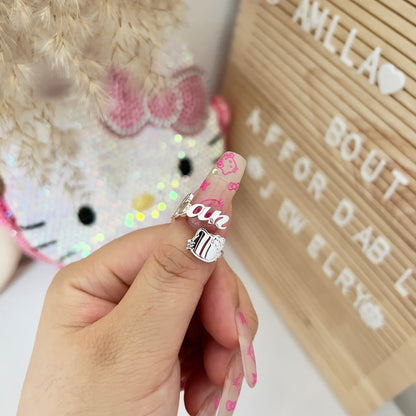 Kitty Name Ring