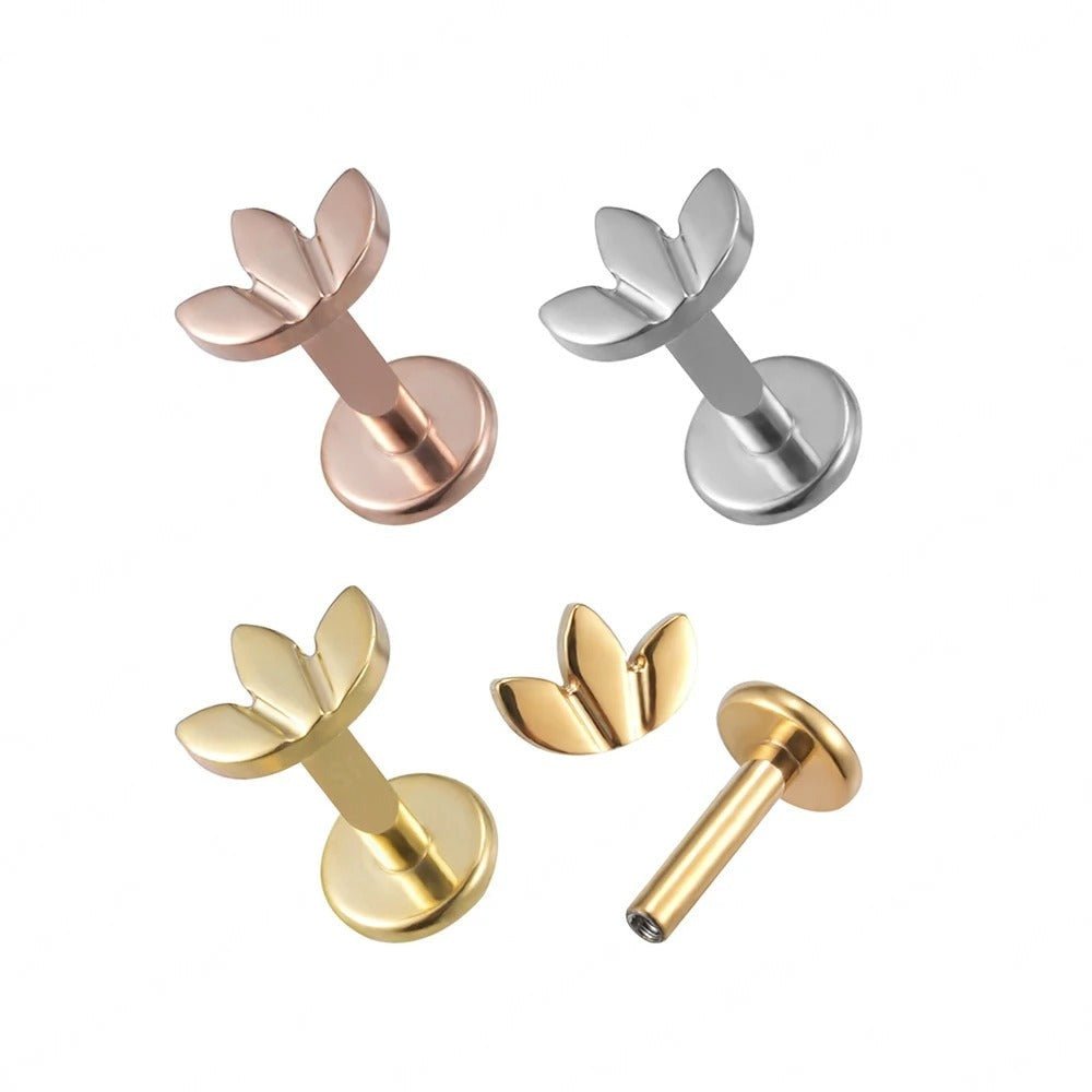 Lovely Lotus Cartilage Stud Earrings