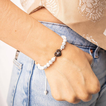 Eternity's Coastal Love Beaded Photo Bracelet