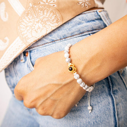 Eternity's Coastal Love Beaded Photo Bracelet