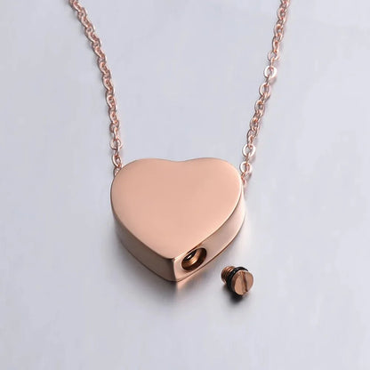 Memorial Ashes Heart Pendant