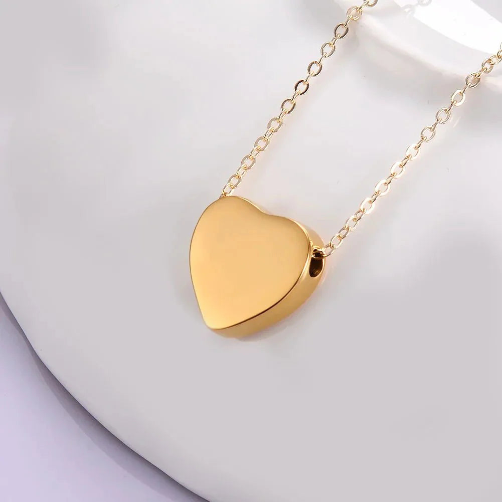 Memorial Ashes Heart Pendant