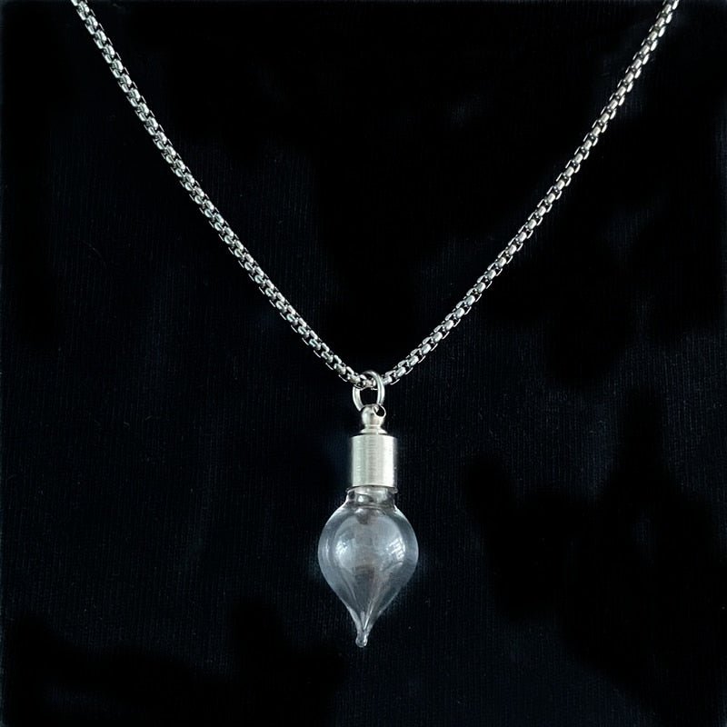 Memorial Vial/Urn Pendant Necklace